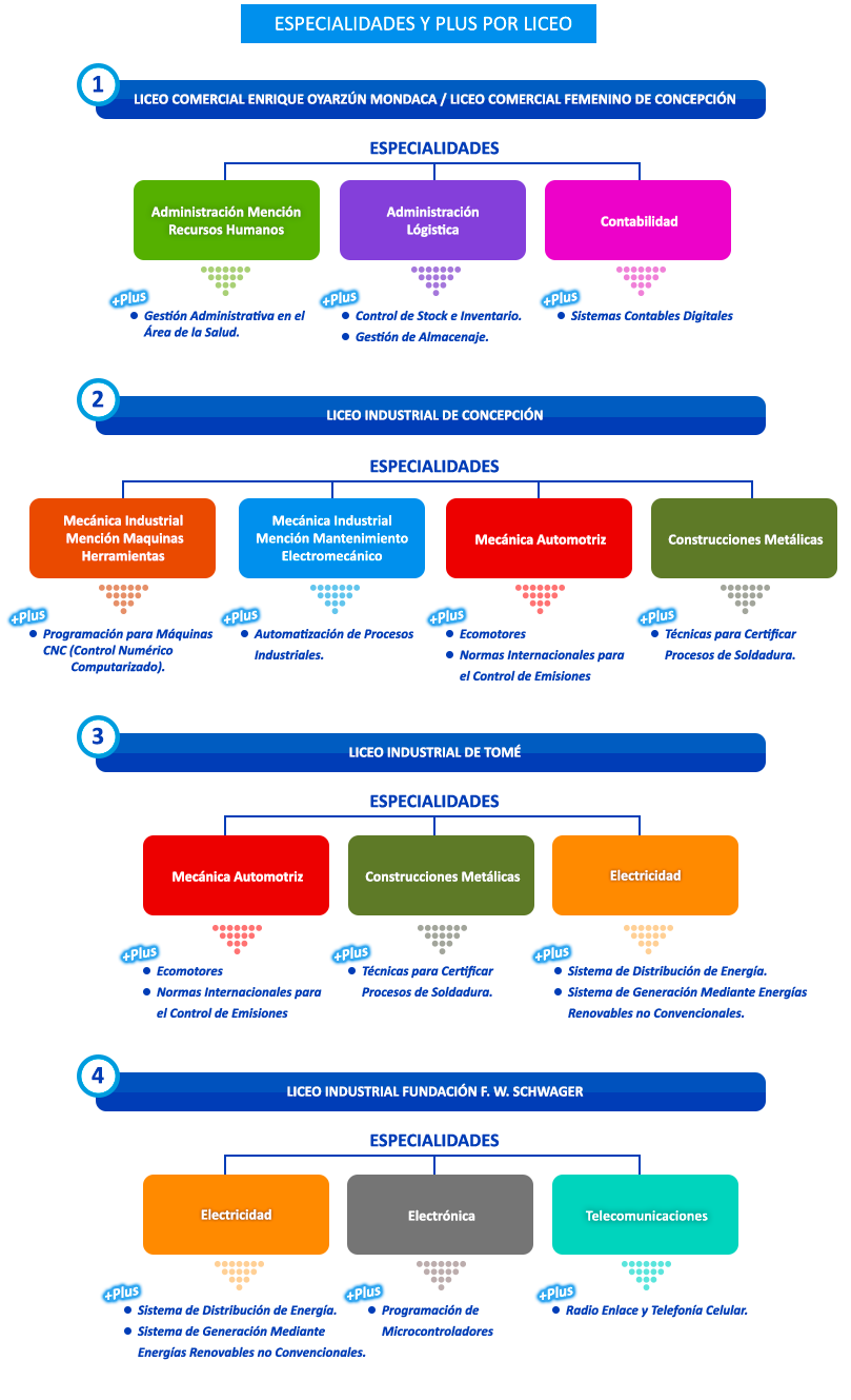 Areas de formacion